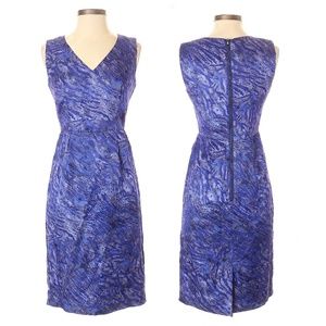 Banana Republic printed sheath dress sz 0